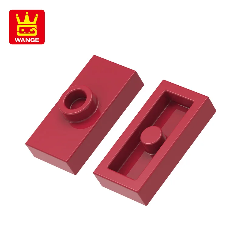 Wange 3794 15573 50 г/158 шт. Пластина модифицированная 1 x 2 с шпилькой Строительные блоки