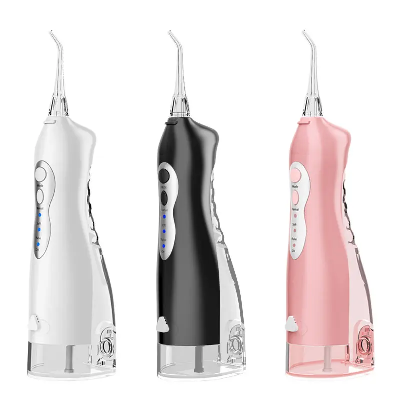 

True Illusion Dental Water Jet Flosser Oral Irrigator USB Rechargeable IPX7 Proof Teeth Whitening Cleaning Dentistry Tool