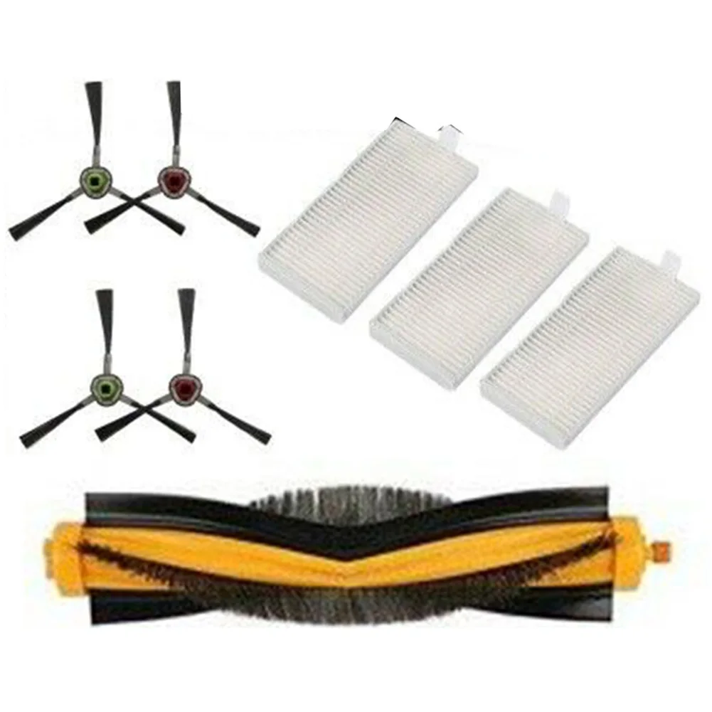 

8pcs/set Main Brush Side Brush Filter For Ecovacs R95 R96 R97 Vacuum Cleaner Parts Household Cleaning Replacement Supplies