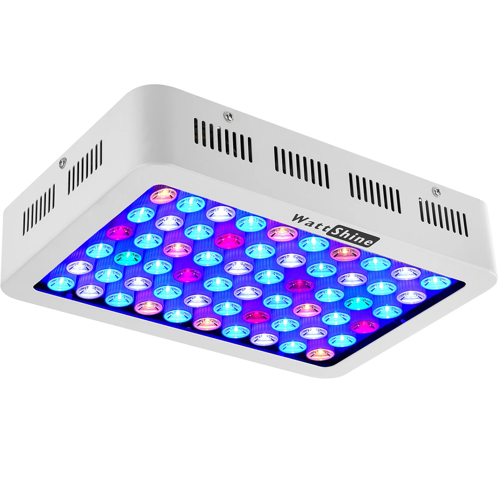 Aquarium Lights 180W Full Spectrum LED Coral Reef Light with Dual Dimmable Channels for Carols LPS SPS Marine Fish Tank