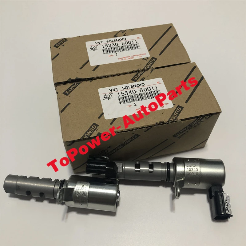 

Engine Variable Timing Solenoid VVT Valve 15340-50011 15330-50011 Right Left For Toyotaa Tundra Sequoia Lexuss SC400 SC430 LX470