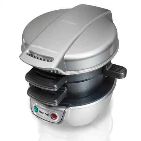 

Breakfast Sandwich Maker, Silver, 25475