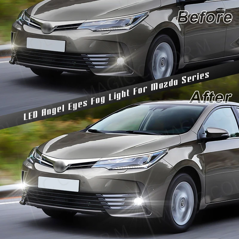 Фонарь для Toyota Corolla Camry Yaris RAV4 Prius CHR Hilux Lexus DRL дневные ходовые огни 3 5 дюйма белый