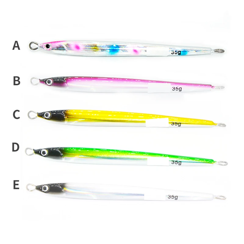 

Морская рыболовная искусственная приманка TAKEDO TK6030, 35 г, 11 см, металлическая джиг-приманка Sinnking, карандашная приманка, вертикальные Свинцовы...