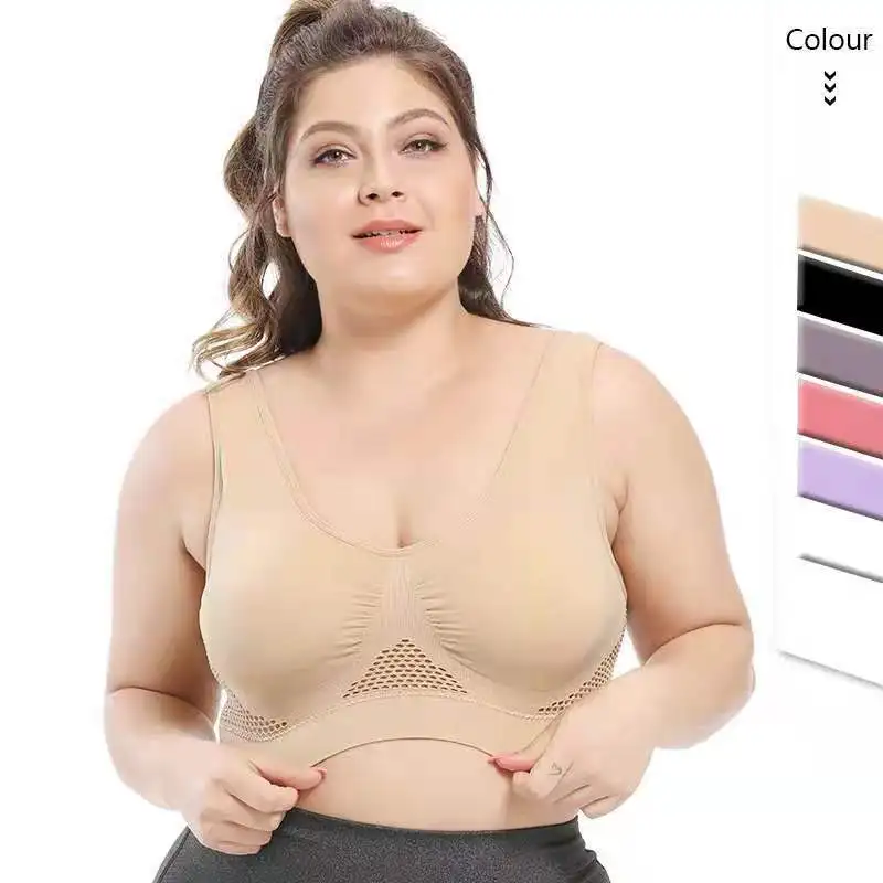 

Seamless Bra For Women Push Up Bra Invisible Bralette Breathable Bras Without Bones Wireless With Pads Underwear Plus Size Top