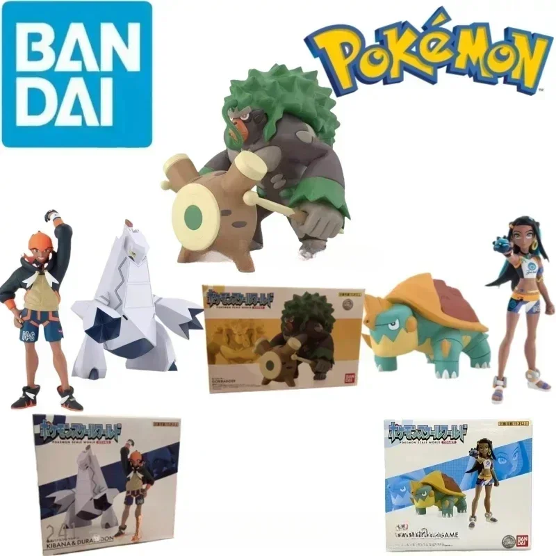 Фото Bandai оригинальные весы World POKEMON Galar Region Rillaboom Nessa Drednaw Kibana Duraludon аниме фигурки игрушки для детей подарок №4