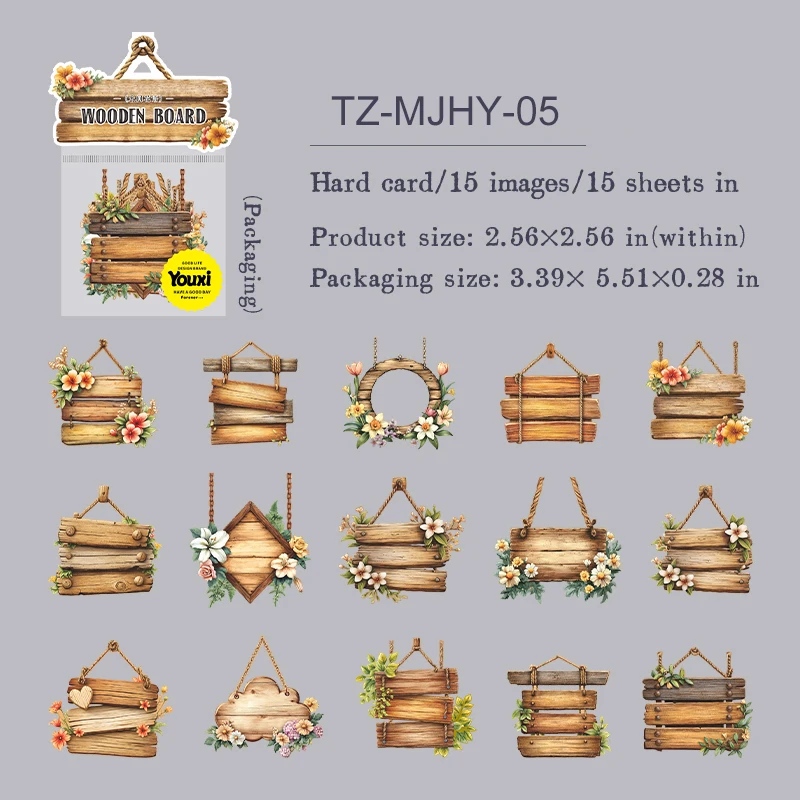 

Набор стикеров Jianwu "Цветочный язык"