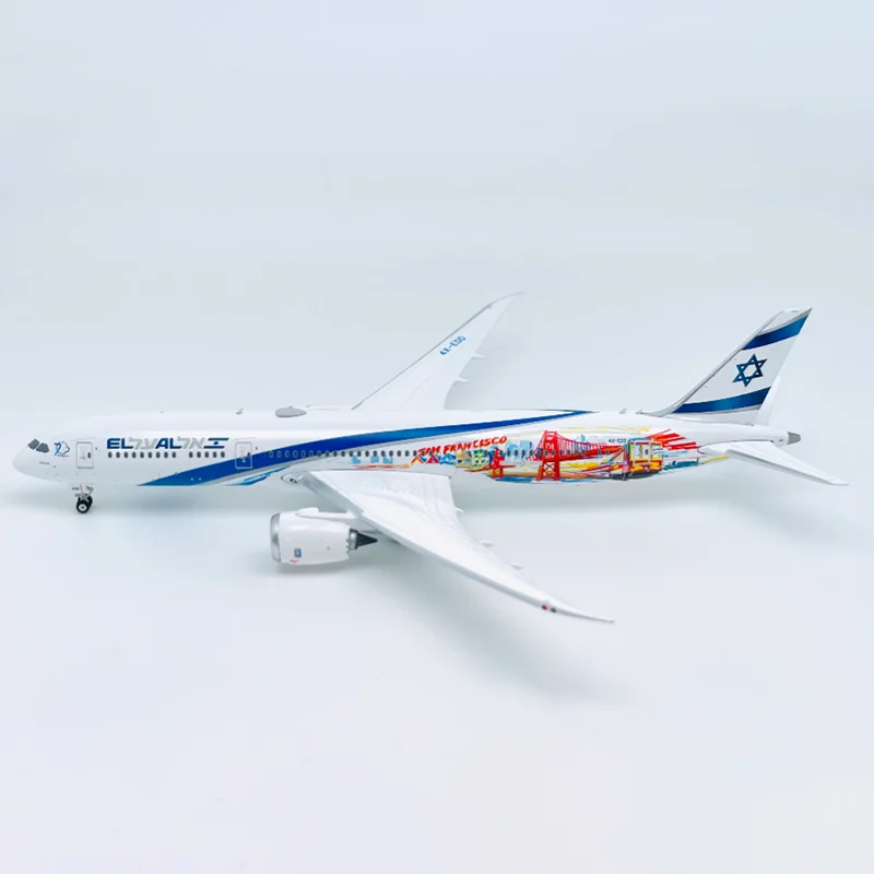 

Israel Aviation B787-9 Airliner Alloy & Plastic Model 1:400 Diecast Toy Gift Collection