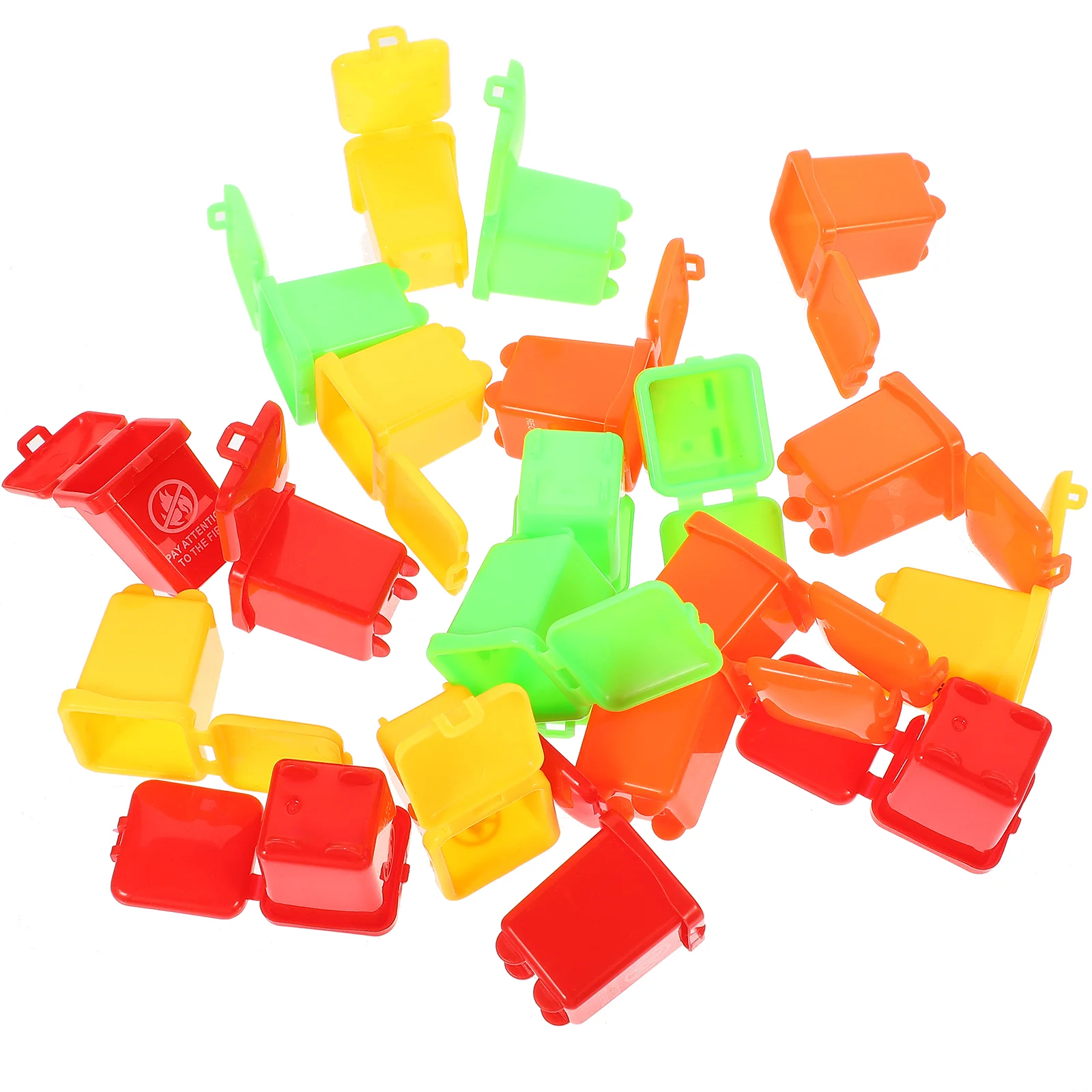 

Trash Can Garbage Toys Mini Cans Kids Bin Miniature Toy Children Truck Recycle Tiny Vehicle Education Early Teaching Wastebasket