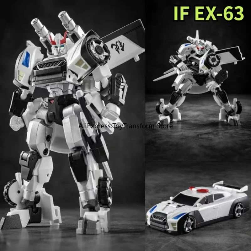 Новая Оригинальная небольшая игрушка-трансформер из железа серии IF EX-63 Samurai