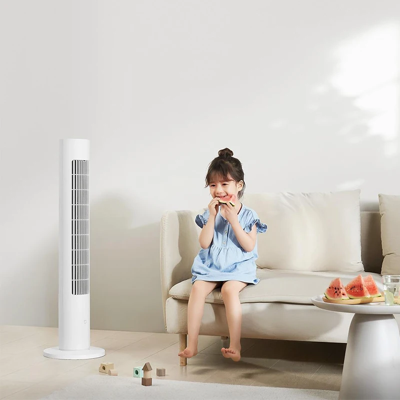 Фото XIAOMI MIJIA Smart Башенный вентилятор с преобразованием частоты постоянного тока 2,150 °   Ультраширокоугольный подача воздуха, домашние летние болельщики, поддержка приложения MI HOME №5