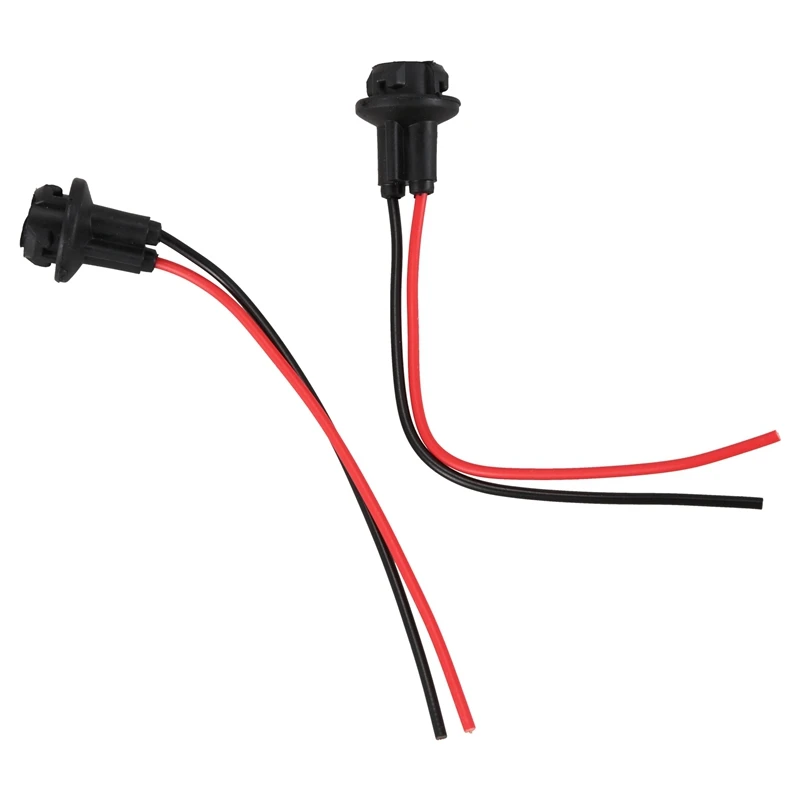 10X T10 W5W 168 194 патрон лампы гнездо под стекло DIY черный с воздушным фильтром для