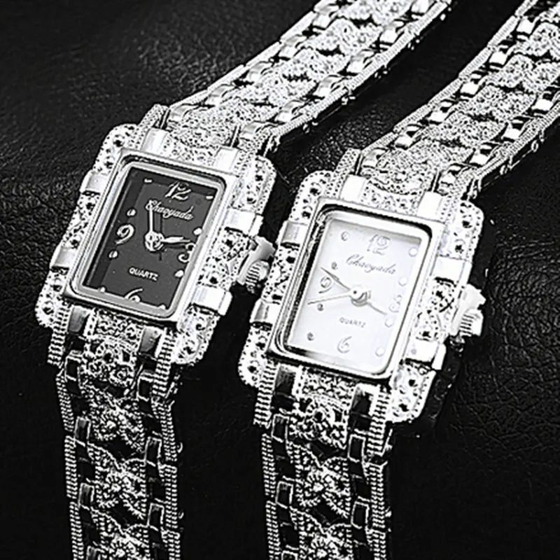 

SMVPWomen Luxury stainless steel Watch CYD New Quartz Fashion Casual Watches Mujer Ladies Analog Bracelet Wristwatch Unique Relo