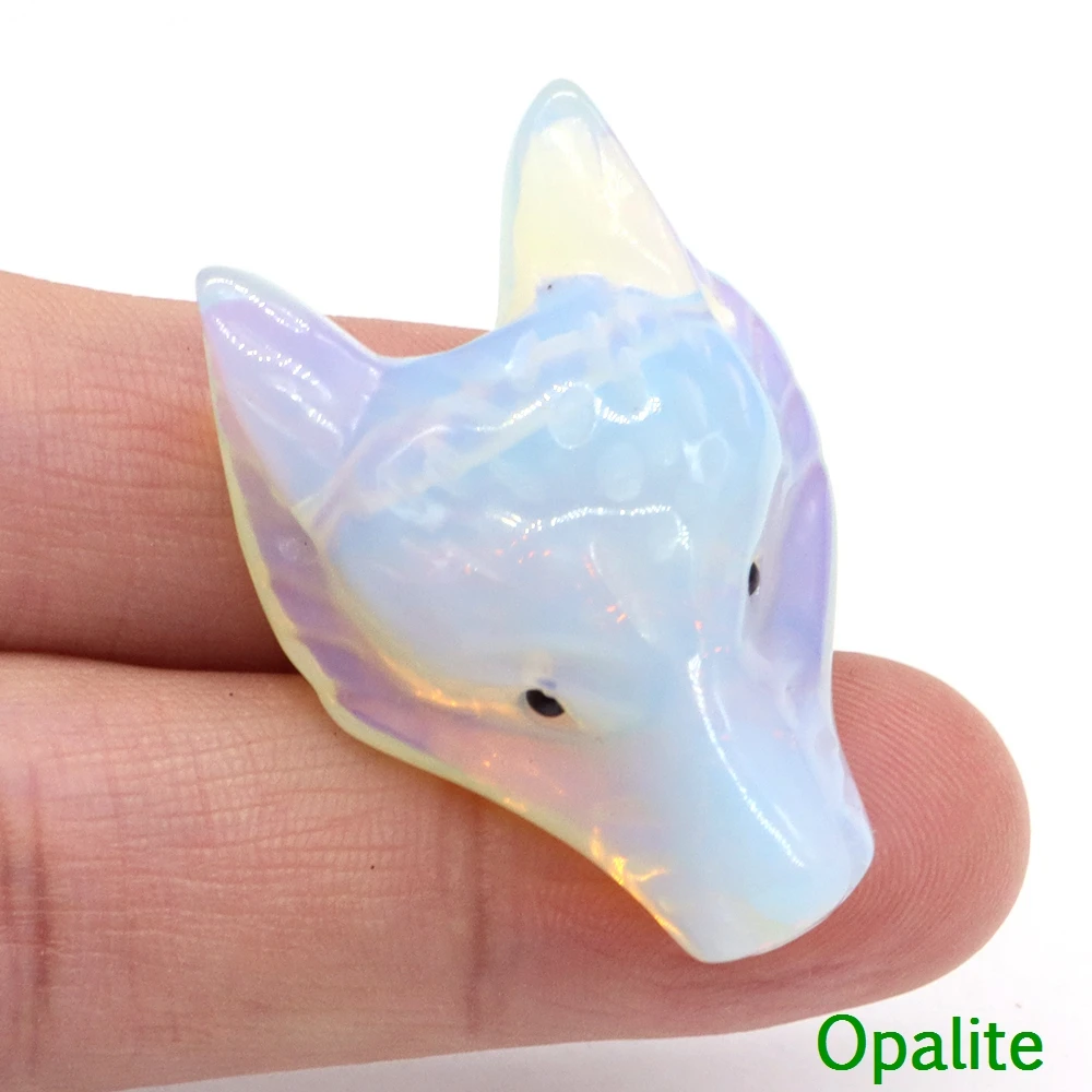 

Камень с головой волка, хрусталь, 1.5 дюйма