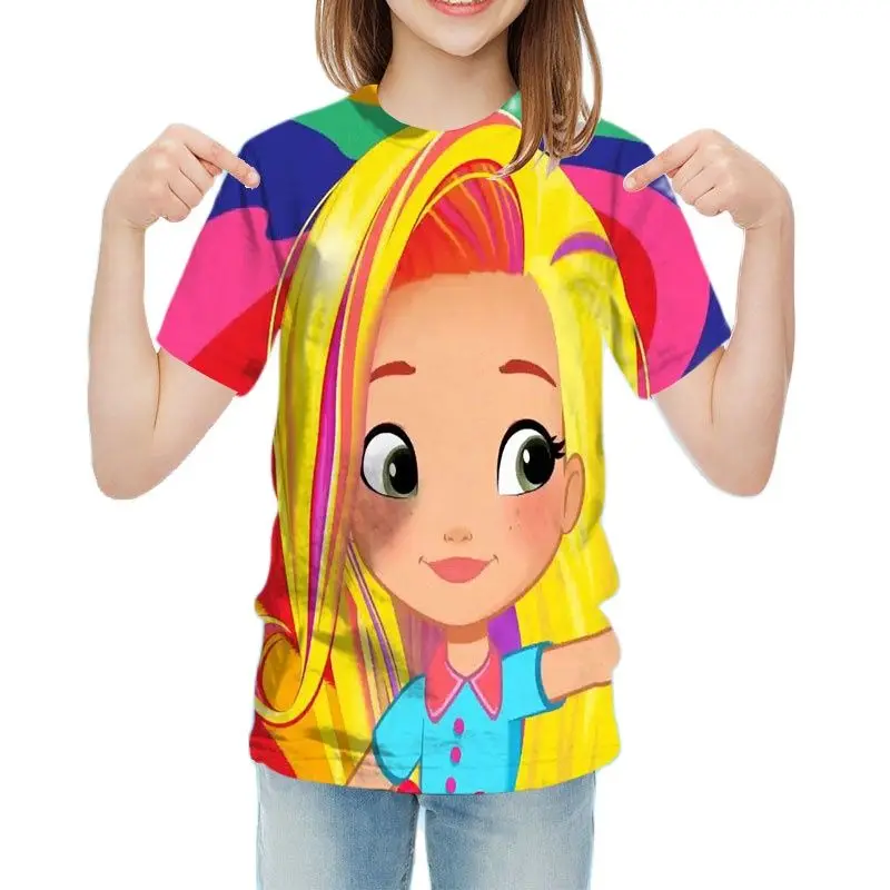 

Summer new girl Princess T-shirt loose wizard Costume Cute Kawaii short sleeve fashion charming print o-neck T-shirt