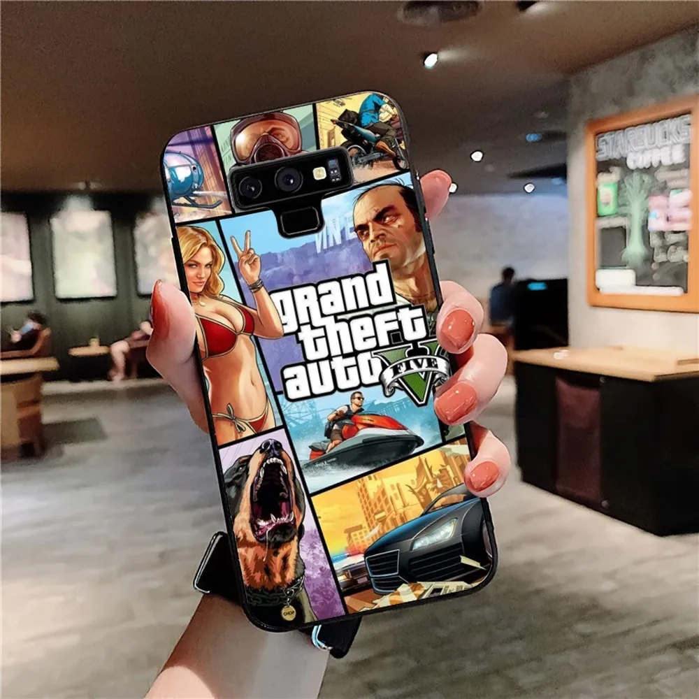 G-GTA 6 G-Grand Theft A-Auto Phone Case For Samsung Note 8 9 10 20 Pro Plus Lite M 11 30 21 31 51 A 22 42 02 03