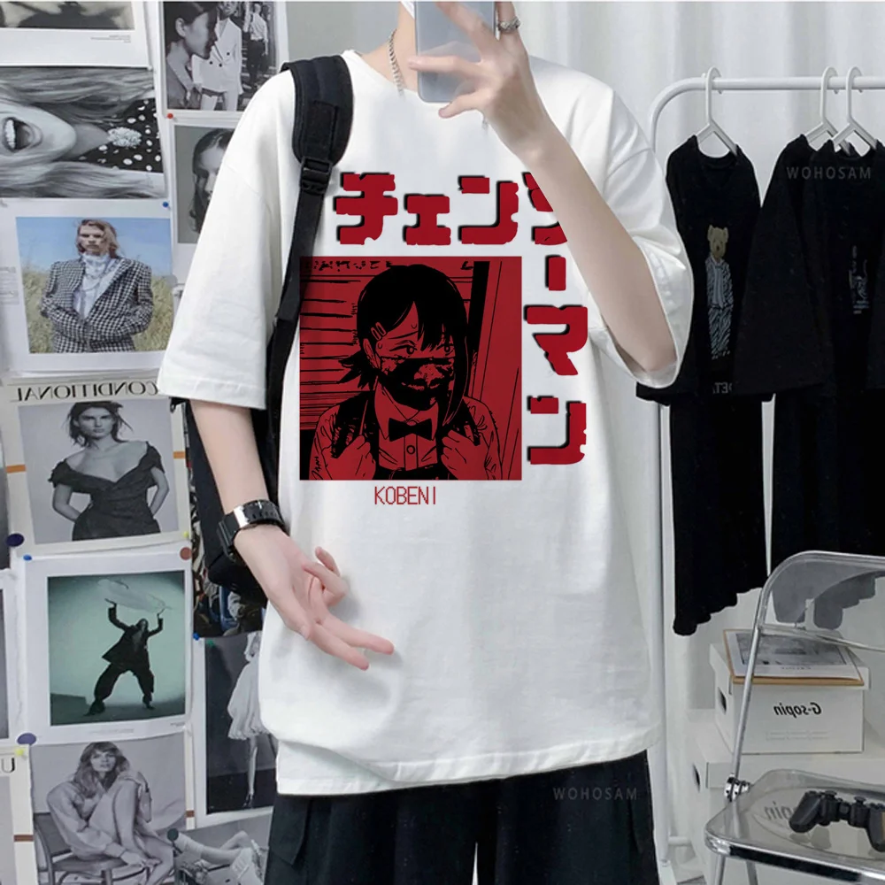 

Мужская футболка с Бензопилой, забавные мужские футболки, забавная одежда в японском стиле Харадзюку