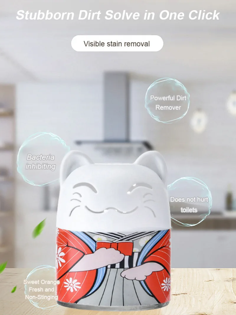 Средство для очистки унитаза Lucky cat средство дезодорант дезодорирующий и