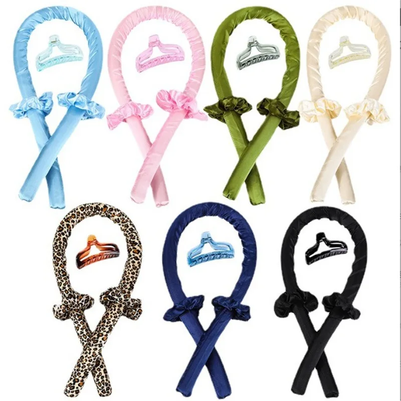 Женская Плойка для завивки без тепла повязка на голову лента волос повреждений