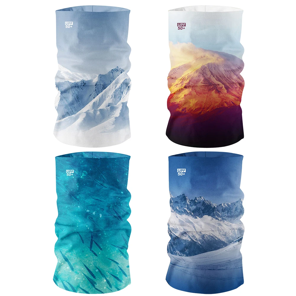 

Бандана с принтом для велоспорта на открытом воздухе, Ветрозащитная маска для лица из вискозы, шарф, защита от солнца, защита от УФ-лучей, гет...