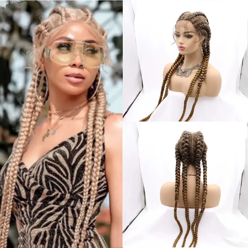 

Парики На Шнуровке Для чернокожих женщин, 613 кос