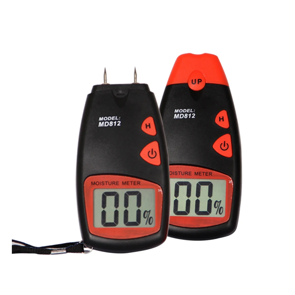 

Wood Log 2 Pins Moisture Tester Wooden Floor Plate Humidity Tester Meter Gauge Wordworking Tool Battery Included