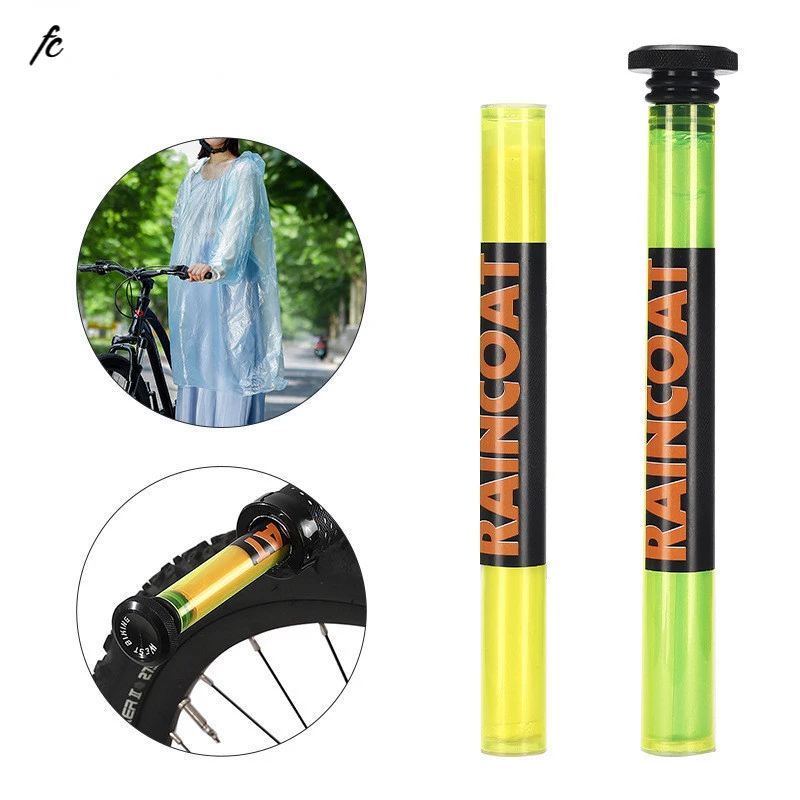 Купи Cycling Clothing Cycling Raincoat Raincoat Cycling Outdoor Sports Rainy Day Storage Tube 18.1*1.2cm Disposable за 229 рублей в магазине AliExpress