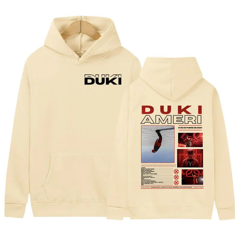 Рэпер Duki перед Ameri 2025 новый альбом толстовка с капюшоном мужские