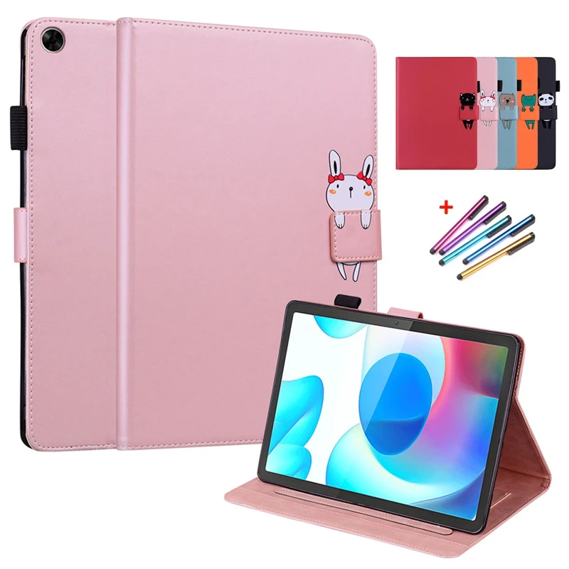 Чехол для планшета Realme Pad симпатичный мультяшный кошелек откидной Coque 10 4 дюйма