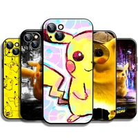 anime pokemon pikachu for apple iphone 13 12 11 pro max 12 13 mini x xr xs max se 6 6s 7 8 plus phone case tpu silicone cover