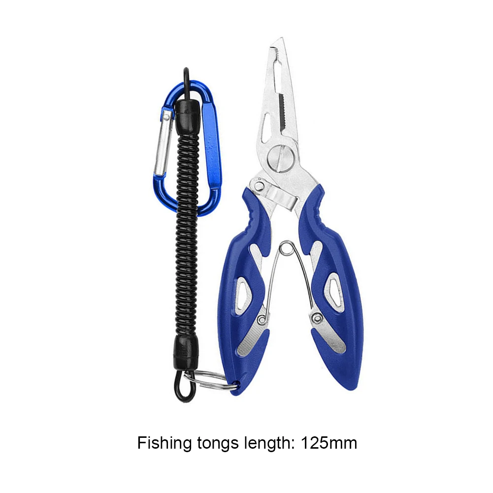 1Pc Stainless Steel Fishing Plier Scissor Line Lure Cutter Hook Remover Fish Use Tongs Multifunctional Cutting Tool |