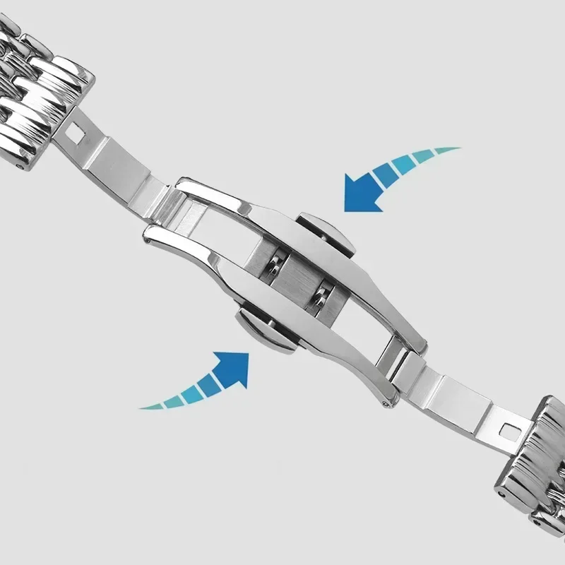 Ремешок для часов из нержавеющей стали OB DW Longines L4 удобный в ношении ремешок с