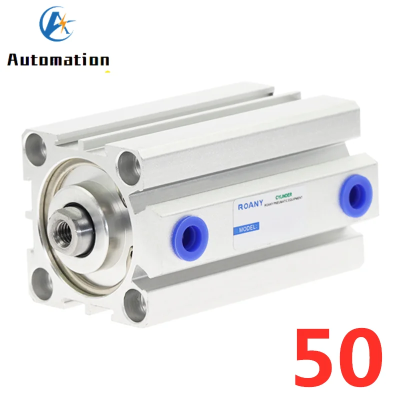 

Поршневой цилиндр типа SDA, диаметр 50 мм, ход 5/10/20/25/30/40/50/80/100 мм, двойного действия SDA50, компактный Воздушный Пневматический поршневой цилиндр ...