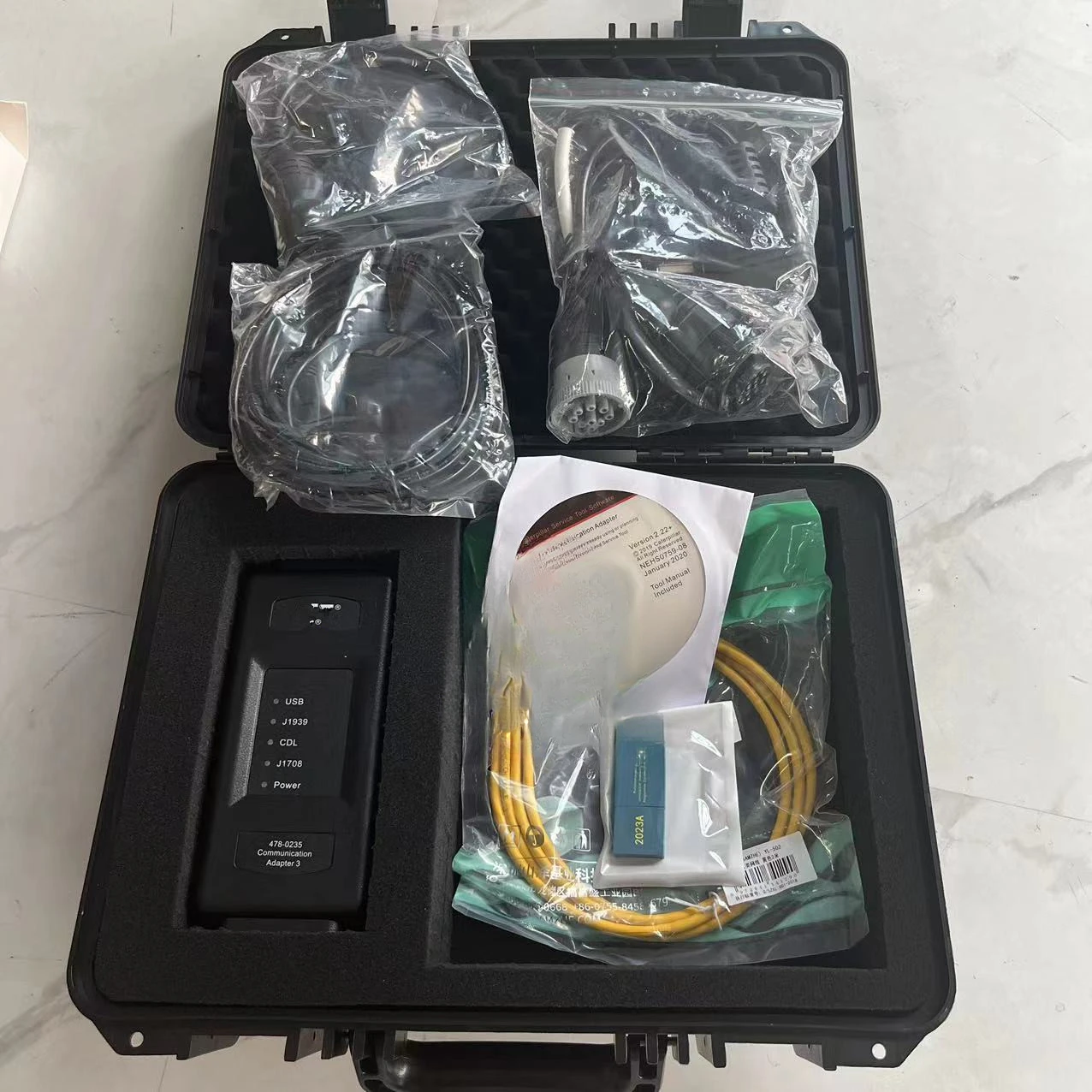 Диагностический инструмент Caterpillar ET4 538-5051 5385051 478-0235 4780235 адаптер связи lll для