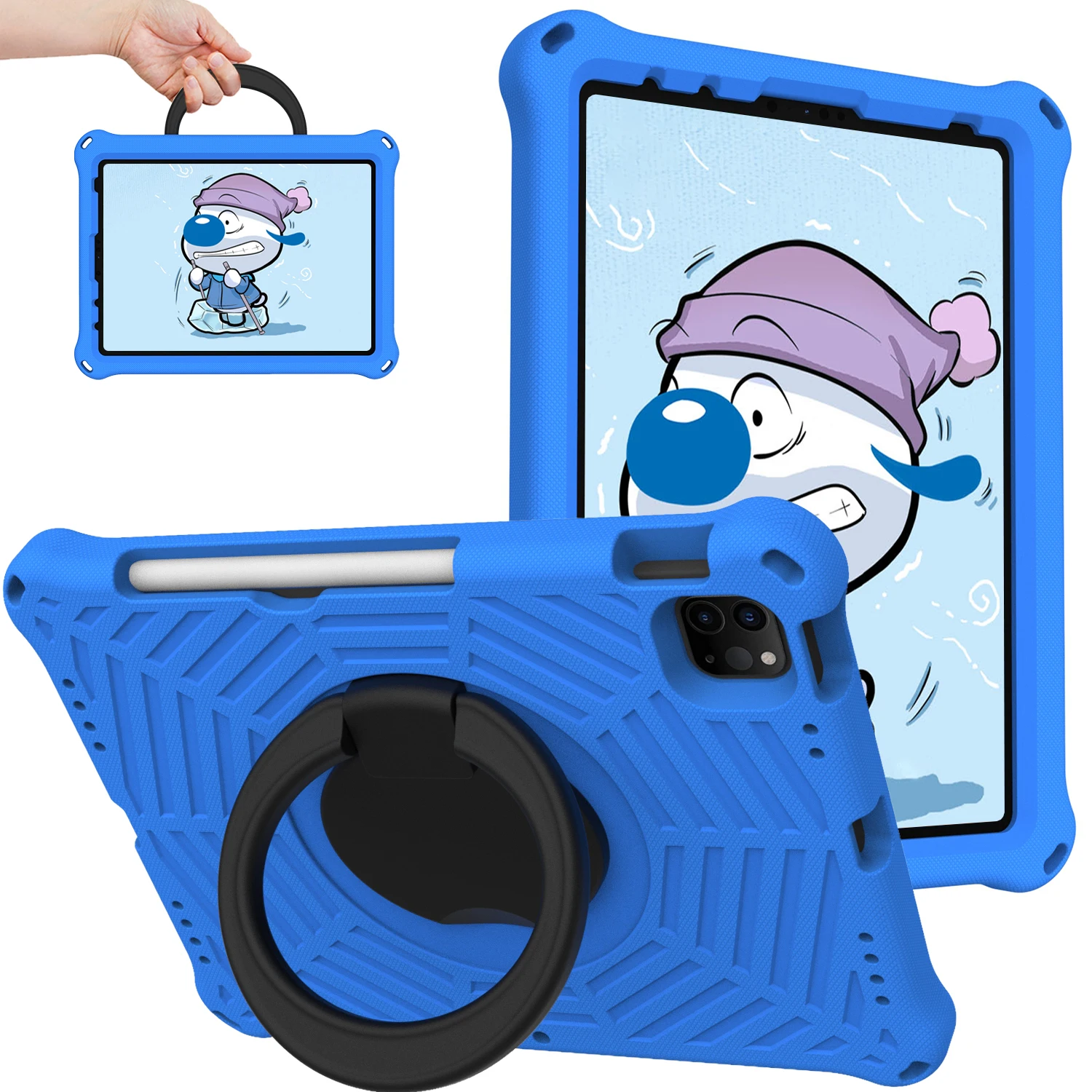 

Case for iPad 10.2 9th 8th 7th Air 5 2022 air 4 Pro 11 2021 Tablet cover for iPad Mini 6 5 4 3 2 9.7 10.9 inch Rotatable Stand