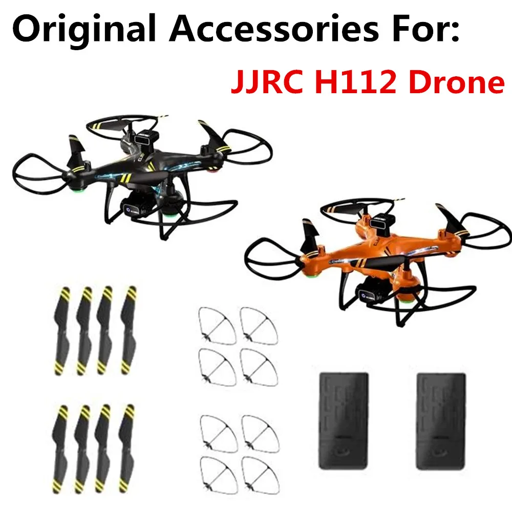 

JJRC H112 Drone Battery 3.7v 2000 mAh , Propeller Maple Leaf For JJRC H112 Drone Spare Parts Original Accessories H112 Drone