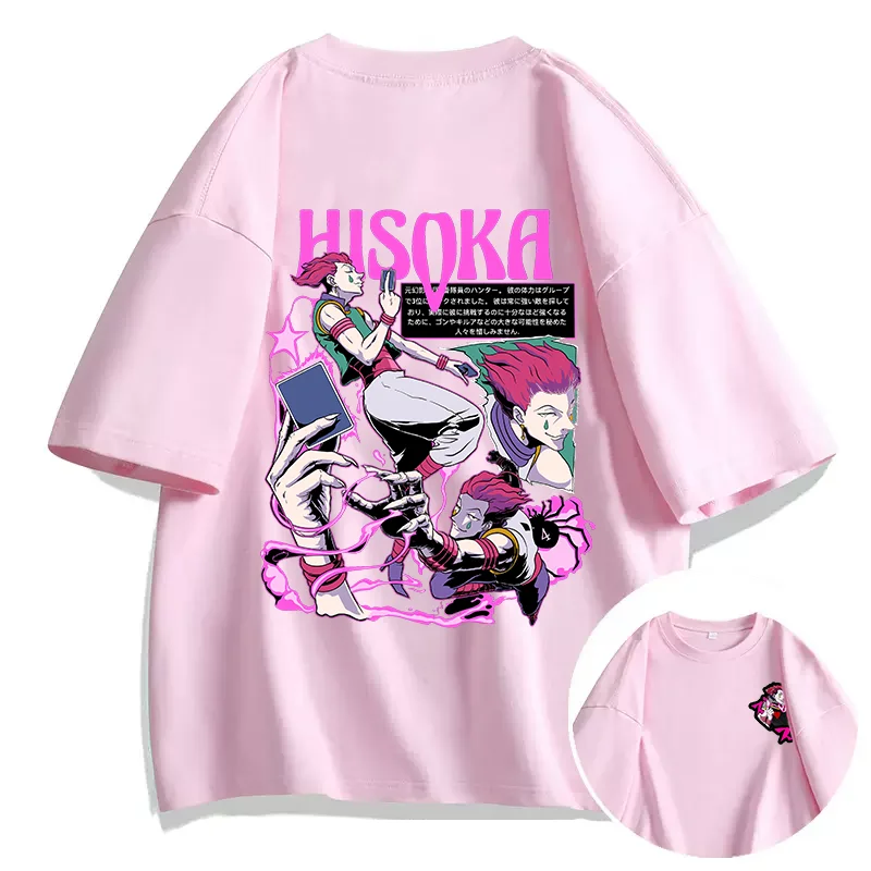 Аниме Hunter x Hisoka футболка с принтом пара студенческая уличная спортивная
