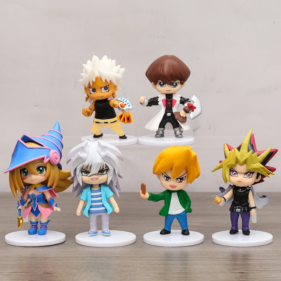 

Yu-Gi-Oh! Duel Monsters Atem Mana Seto Kaiba Joey Wheeler Ryou Bakura PVC Figure Dolls Decoration Desktop Model Toys Set of 6