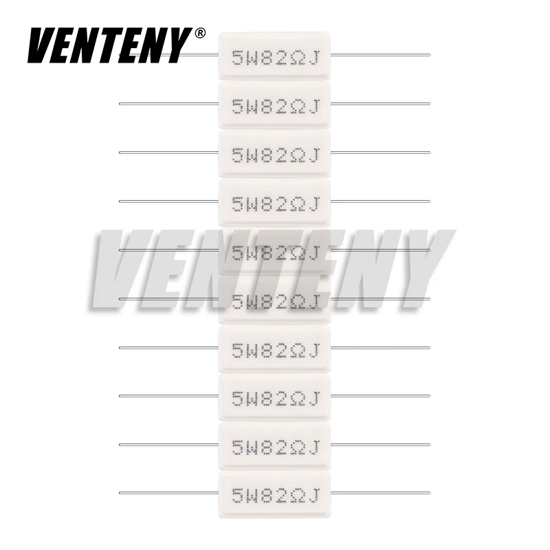 10 шт. 5 Вт 5% цементный резистор сопротивление мощности 0 1 ~ К 1R 5R 10R 100R 22 33 2 8 15 20 25 30 100