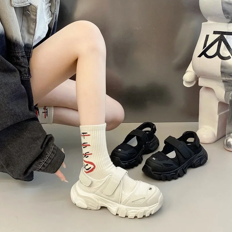 sandalias de mujer veran Women Sport Sandals Wedge Hollow Out Women Sandals Outdoor Cool Platform Shoes Women Beach Summer Shoes