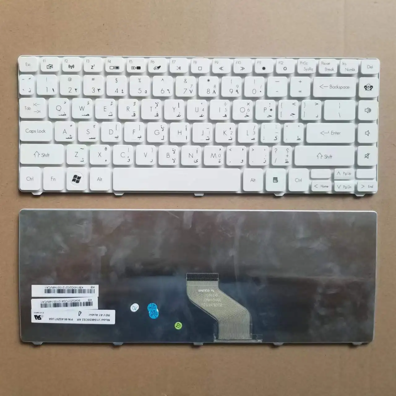 Новая арабская клавиатура для Acer Aspire 4750G 3810 3810T 4739Z 4820TG 4740 4740G 4741 4741G 4741Z 4741ZG 4743 4743G White