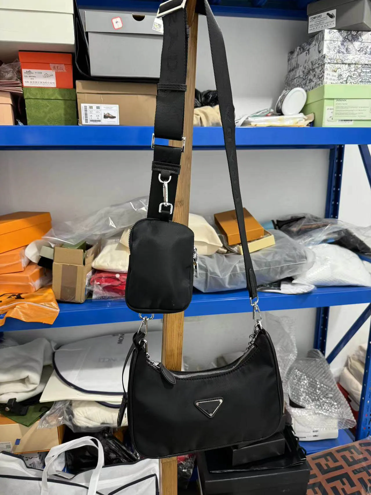 

Women's bag three -in -one bag nylon bar designer handbags babes bags for women shoulder bag luxury brand women bags with box