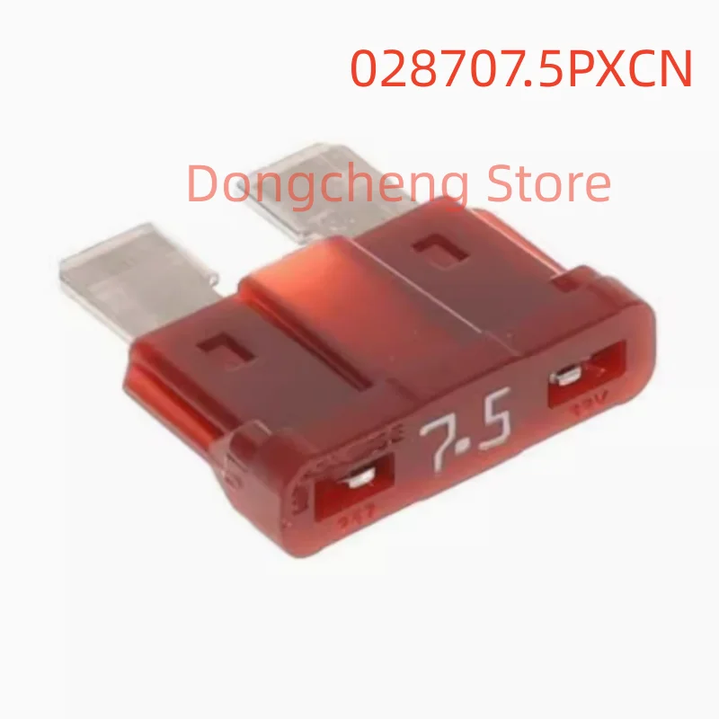 10 шт./партия новые и оригинальные держатели предохранителей 028707 5 PXCN Blade 7.5A 32V Medium