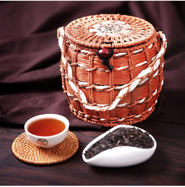 

LIU PAO 5105 Wuzhou Liupao Dark Cha 500g Hei Cha with Basket