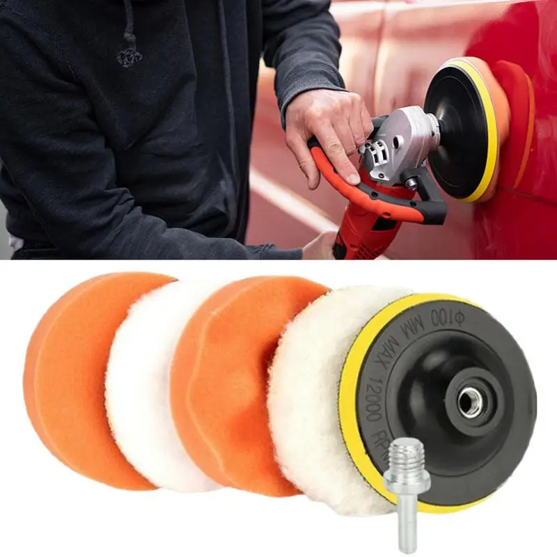 

Polishing Sponge For Car Detailing Grinding Sponges Car Waxing Sponge Disk Electric Polishing Plates Car Cleaning Accessories