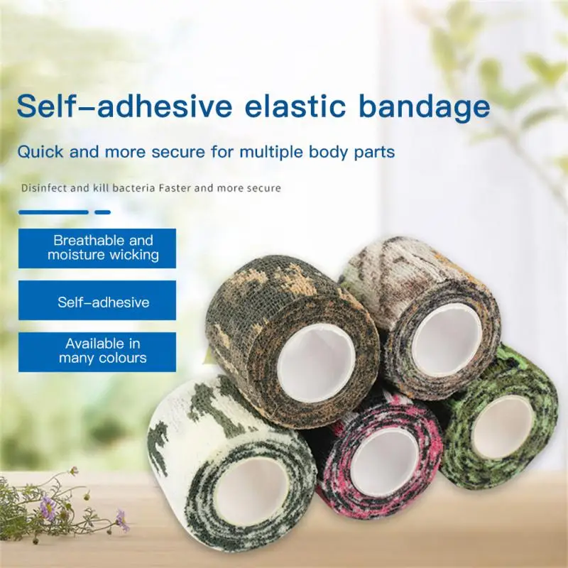 

Спортивная компрессионная эластичная камуфляжная самоклеящаяся повязка 4,5 м