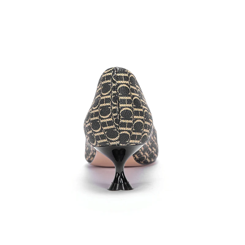 CHCH 2023 Luxury Brand Classics Women Pumps Fashion Dress Metal Buckle High Heels Party Stilettos Ladies Pointed Toe High Heels