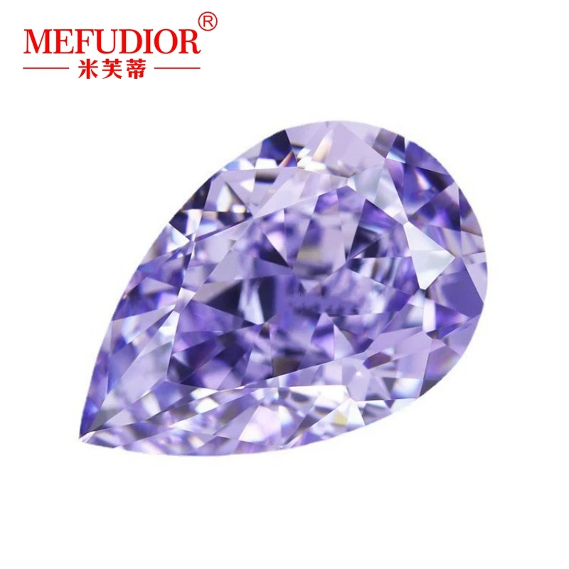 

Глубоко-розовый каплеобразный Высокоуглеродистый алмаз 3EX Cut 4*6 мм-10*15 мм грушевидная имитация алмаза свободный камень