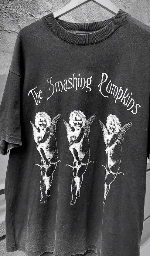 Футболка унисекс из хлопка с коротким рукавом Smashing Pumpkins VM8742