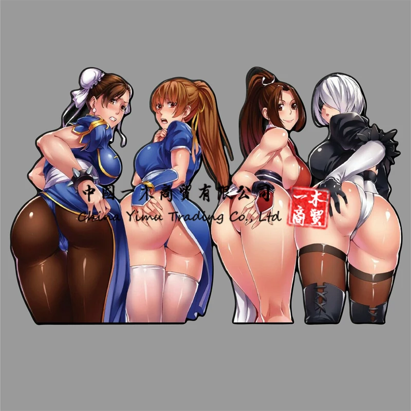 

Masking Scratch Sticker Chun Li Kasumi Mai Shiranui Nier 2b Big Butt Sticker Decal
